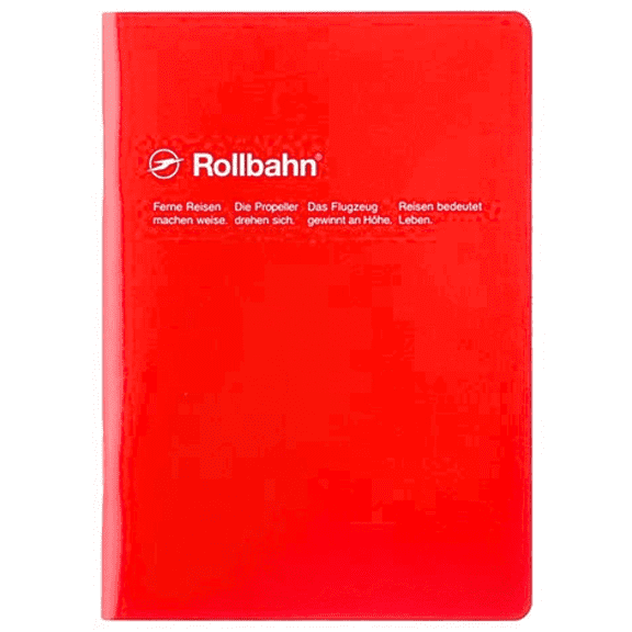 Delfonics Rollbahn Note Notebook: 7 in. x 10 in. (Red) B5 notebook
