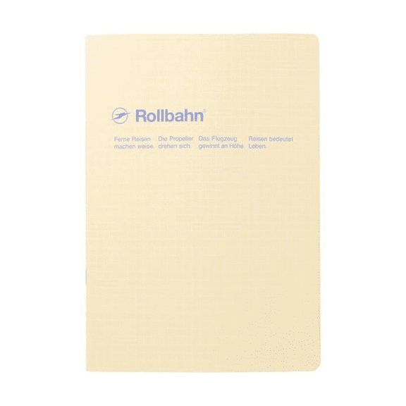 Delfonics Rollbahn Note Scuola Notebook: 5-3/4 in. x 8-1/4 in. (Light Yellow) A5 notebook 501232205
