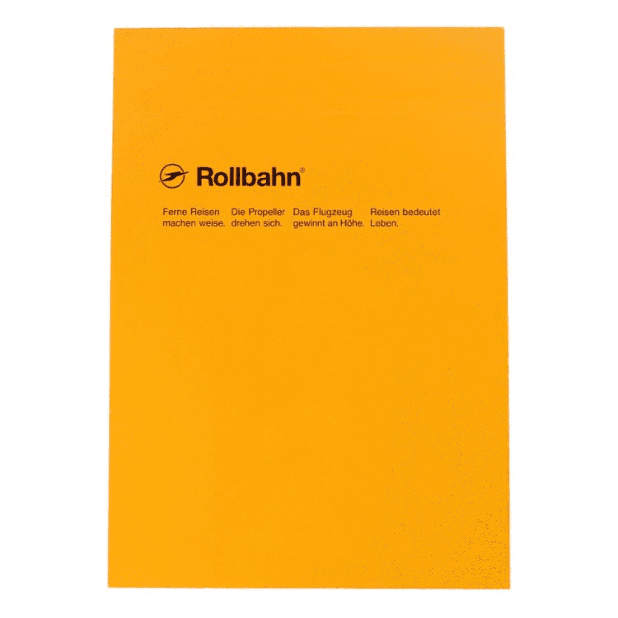 Delfonics Rollbahn Ruled Notepad: 8 in. x 0.319 yds. (Yellow)