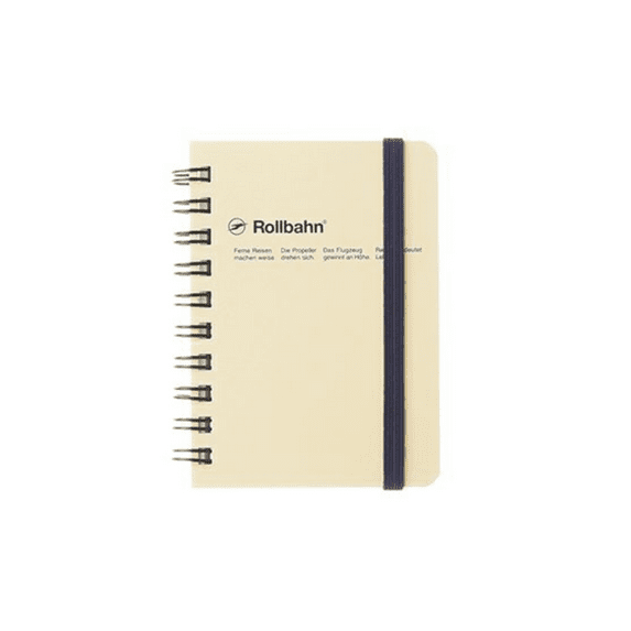 Delfonics Rollbahn Spiral Classic Notebooks: 3 in. x 4 in. (Cream) mini-memo
