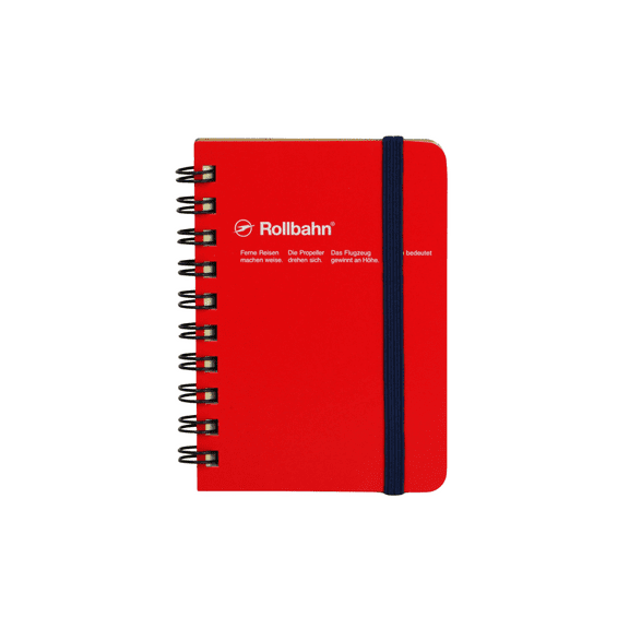 Delfonics Rollbahn Spiral Classic Notebooks: 3 in. x 4 in. (Red) mini-memo
