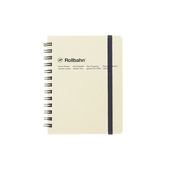 Delfonics Rollbahn Spiral Classic Notebooks: 4-1/2 in. x 5-1/2 in. (Cream) pocket memo