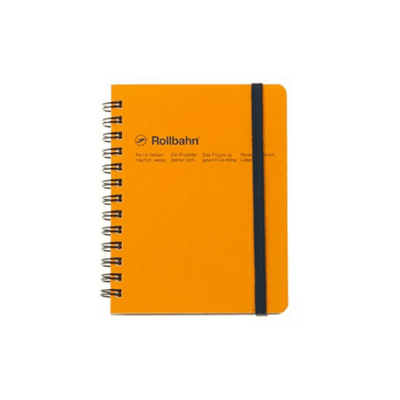 Delfonics Rollbahn Spiral Classic Notebooks: 4-1/2 in. x 5-1/2 in. (Yellow) pocket memo