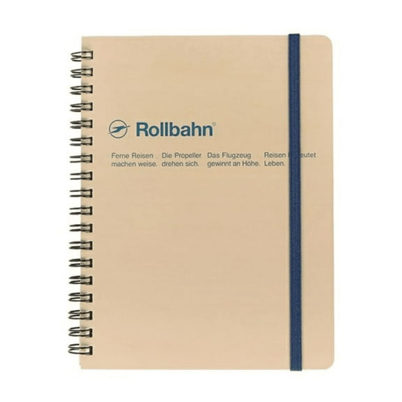 Delfonics Rollbahn Spiral Classic Notebooks: 5-1/2 in. x 7 in. (Greige)