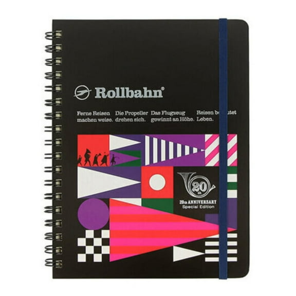 Delfonics Rollbahn Spiral Classic Notebooks: 5-1/2 in. x 7 in. (Parade Flag)
