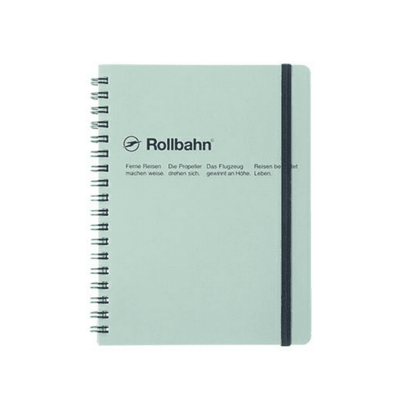 Delfonics Rollbahn Spiral Classic Notebooks: 5-1/2 in. x 7 in. (Sky Blue)