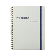 Delfonics Rollbahn Spiral Classic Notebooks 6-1/2 in. x 8-1/2 in. Silver A5