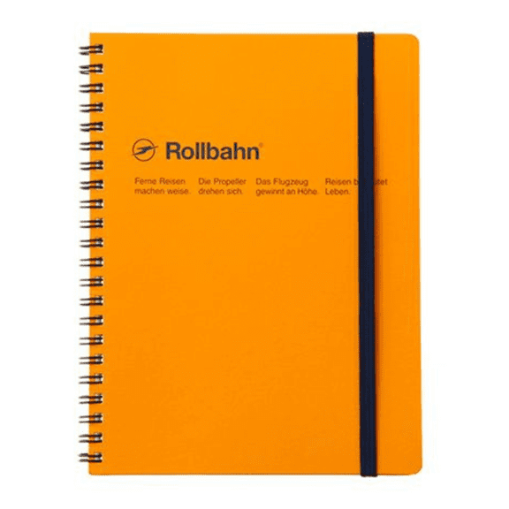 Delfonics Rollbahn Spiral Classic Notebooks: 6-1/2 in. x 8-1/2 in. (Yellow) A5