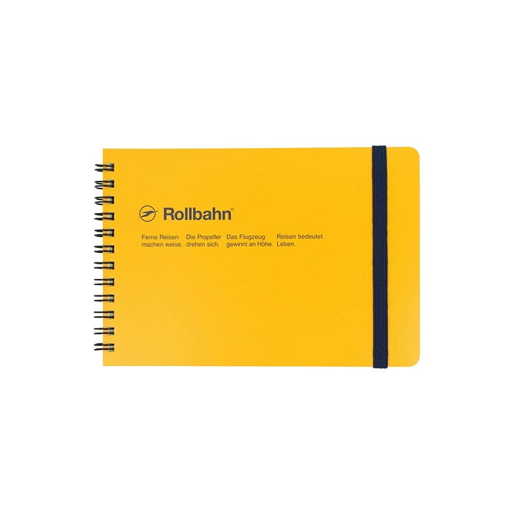 Delfonics Rollbahn Spiral Horizontal Notebooks: 7 in. x 5 in. (Yellow)