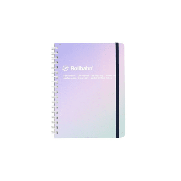 Delfonics Rollbahn Spiral Metallic Notebooks: 3 in. x 4 in. (Polarized)