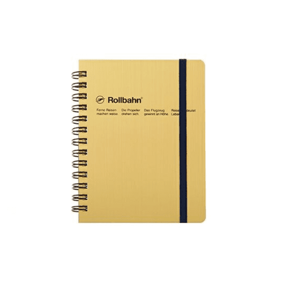 Delfonics Rollbahn Spiral Metallic Notebooks: 4-1/2 in. x 5-1/2 in. (Gold) pocket memo