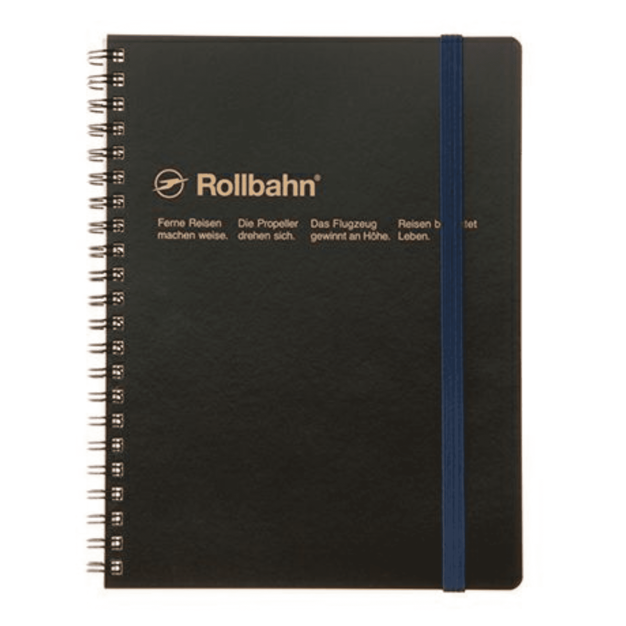 Delfonics Rollbahn Spiral Notebooks: 6-1/2 in. x 8.5 in. (Black)