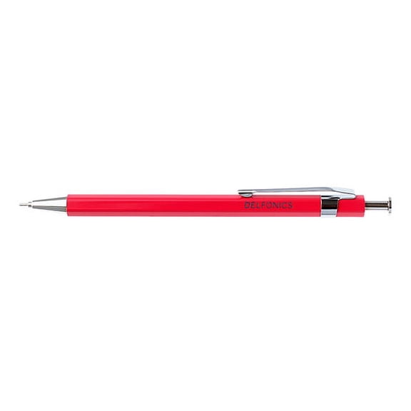 Delfonics Wood Ball Black Ink Pen: 5 in. (Pink) mini-size