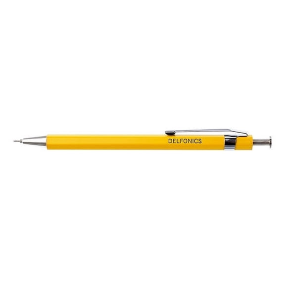 Delfonics Mini Wood Ball Pens: 5 in. (Yellow)