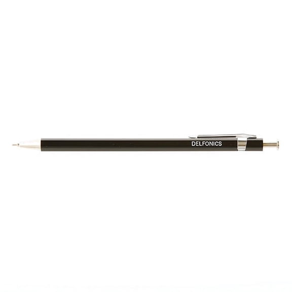 Delfonics Wood Ball Black Ink Pen: 6 in. (Black)