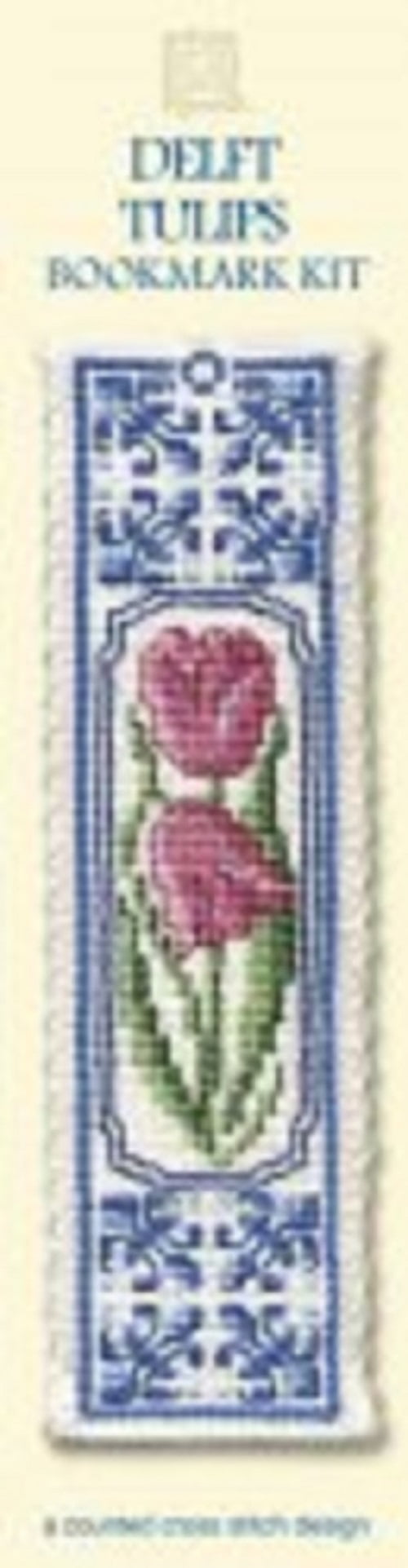 Textile Heritage Collection Cross Stitch Bookmark Kit - Delft