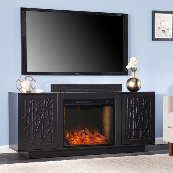 Delgrave Smart Fireplace with Media Storage