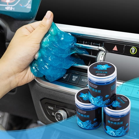 Deli 3 Pack Car Cleaning Gel Cleaning Putty, Universal Car Interior Cleaner Slime, Auto Detailing Car Interior Dust Cleaning Kit,Car Accessories Keyboard Cleaner