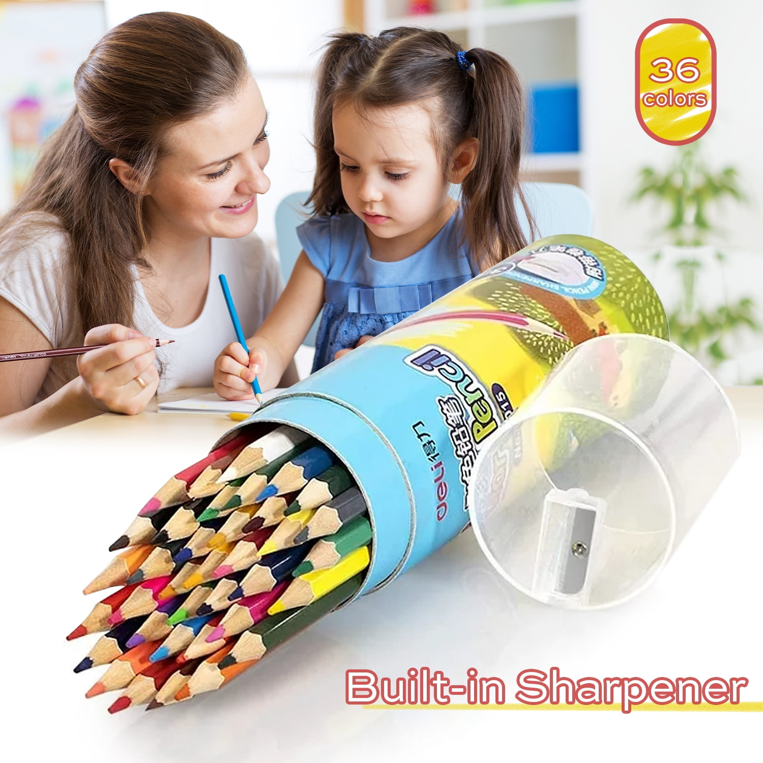 6 Sets of Colored Pencils Children Painting Pencils Portable Mini Coloring  Pencils for Writing