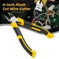 thumbnail image 1 of Deli 6-inch Heavy Duty Wire Cutters,Flush Cut Side Cutting Pliers with Ergonomic Grips, Ideal Wire Snips for Crafting, Floral, Electrical,Ultra Sharp & Powerful, 1 of 8