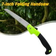 thumbnail image 1 of Deli 7-inch Stainless Steel Folding Handsaw,Portable Camping Jab Saw with Triple Cut Teeth for Trees Trimming,Branches Cutting, Gardening,Camping, Hunting, 1 of 9