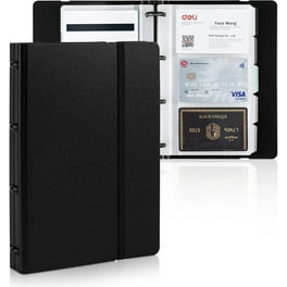 Classic Vinyl Business Card Binder, Holds 200 2 x 2.5 Cards, 10.25 x 11.13, Ebony Classic Vinyl Business Card Binder, Holds 200 2 x 2.5 Cards, 10.25 x 11.13, Ebony