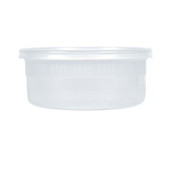 Deli Containers with Lids Soup Containers Microwavable, Non Spill, Airtight Sealable Reusable BPA-Free Plastic Storage Containers for Soups, Snacks, Salads