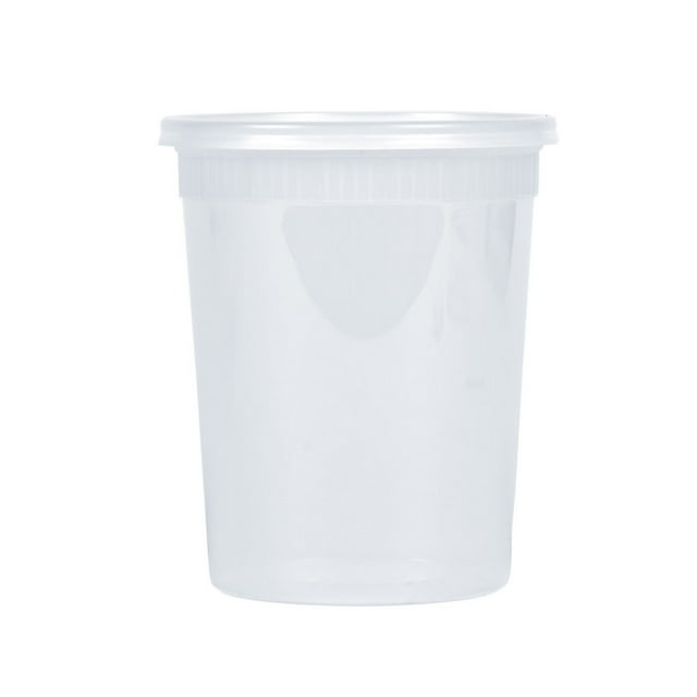 Deli Containers with Lids Soup Containers Microwavable, Non Spill