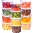 thumbnail image 1 of Deli Containers with Lids 16 oz. [24 Sets] Plastic Deli Cups Soup Containers with lids, To Go Food Containers, 1 of 5