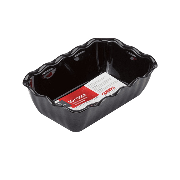 Deli Crock 2 Quart Black