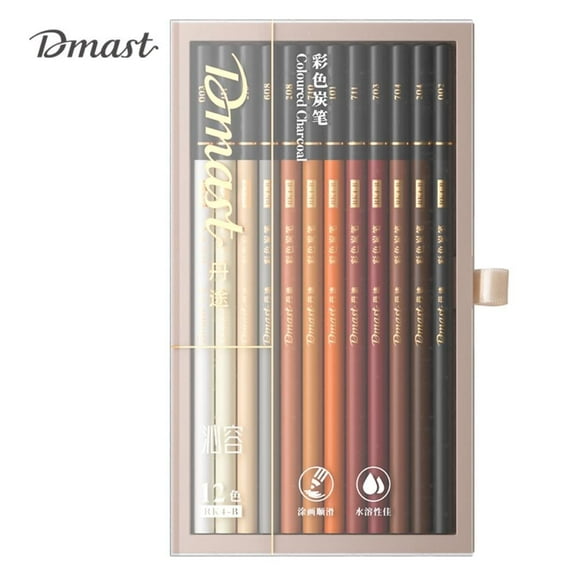 Deli 12 color set pencil Artistic Drawing Pencils for Student and Professional Drawing