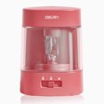 thumbnail image 1 of Deli Electric Pencil Sharpener Automatic Sharpener Pencil Sharpening Machine, Battery Operated, Pink, 1 of 10