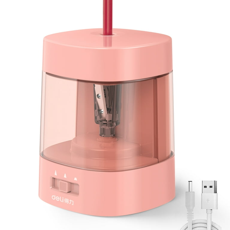 Pencil sharpener store for colored pencils