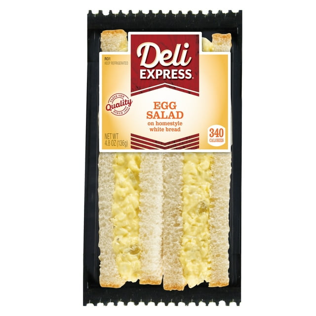 Deli Express Egg Salad Sandwich Wedge, 4.8 oz, 1 Count