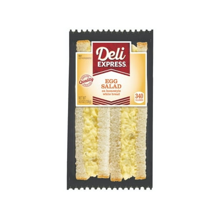 Deli Express Egg Salad Wedge Sandwich 4.8oz (PACK OF 10)