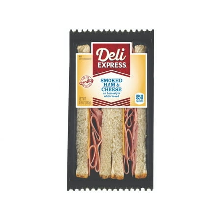 Deli Express Ham & Cheese Wedge Sandwich 4.6oz (PACK OF 10)