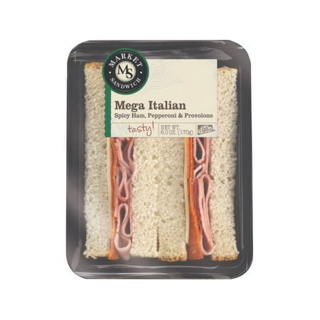 Deli Express Italian Mega Wedge Sandwich 6oz (PACK OF 8)