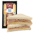 thumbnail image 1 of Deli Express Smoked Ham & Cheese Sandwich Wedge, 4.6 oz, 1 Count, 1 of 8