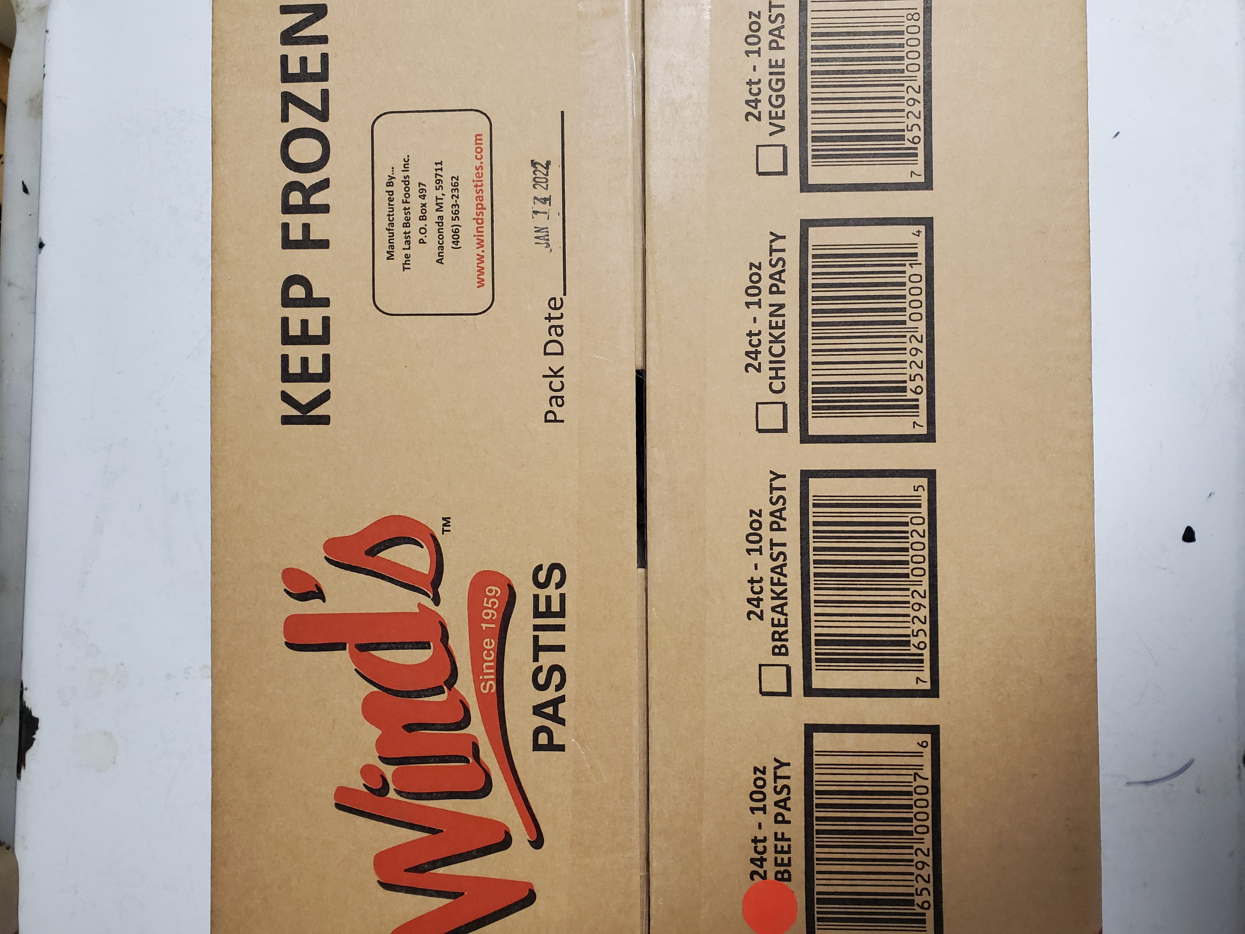 Deli Express Winds Beef Pastys