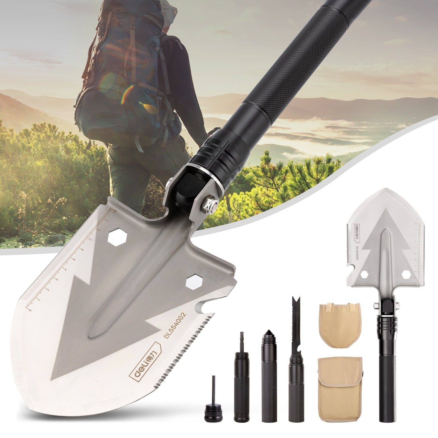 Multi-functional Outdoor Knife Sharpener Portable Outdoor Knife Sharpener  Portable Sharpening Tool For camping knife Shovel