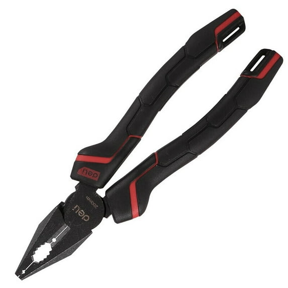 Deli Long Nose Electrical Pliers, Cutter & Crimper, Solid & Stranded Wire, Diagonal Pliers 6 Inches And 8 Inches, Hand Tool