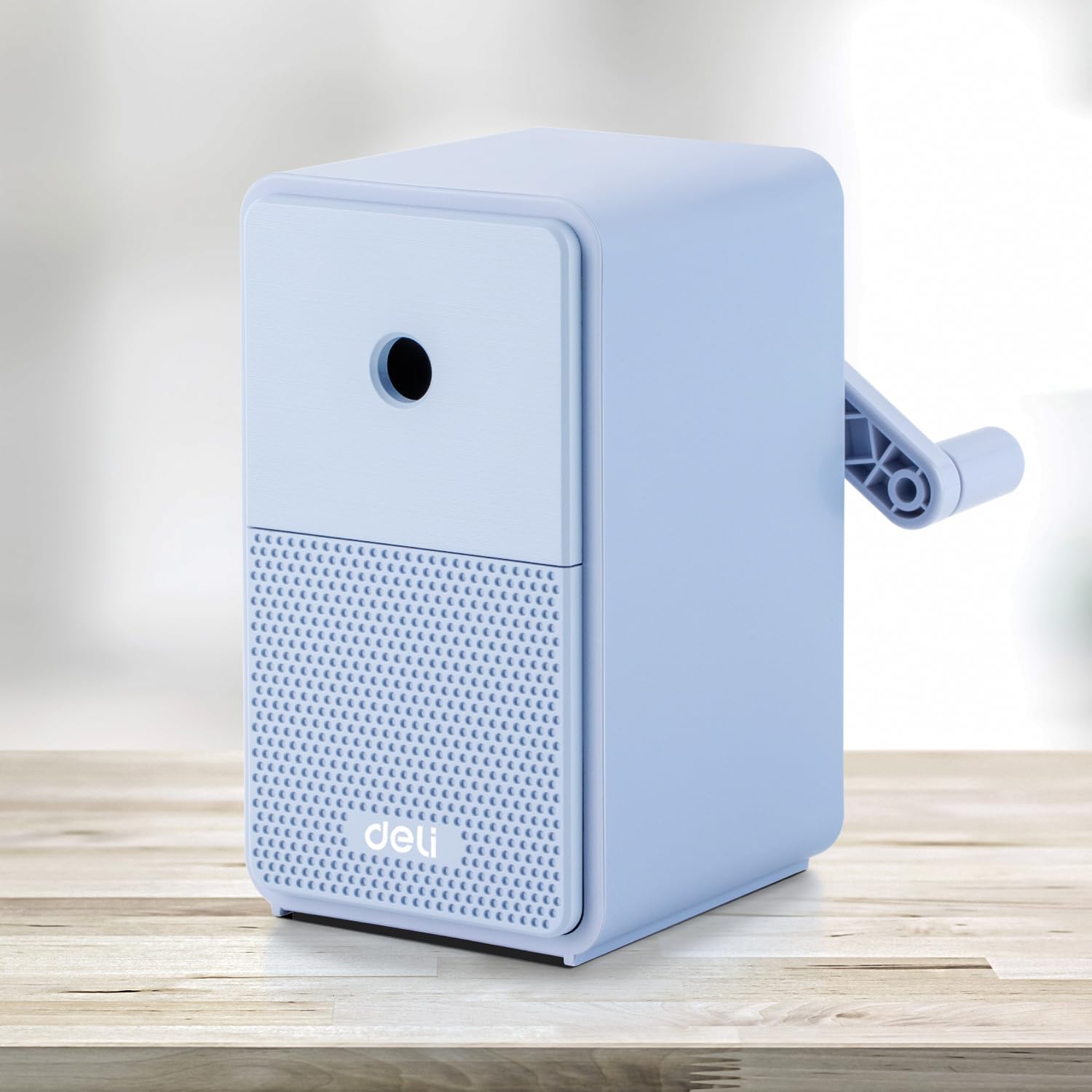 Deli Manual Pencil Sharpener, Autoin Hand Crank Pencil Sharpener with Adjustable Point for