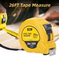 thumbnail image 1 of Deli Measuring Tape Measure 25 Ft, Metric, Imperial Measurement Tape, Retractable, Self-Lock, 1 of 9