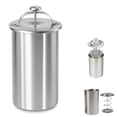 thumbnail image 1 of Deli Meat Press Stainless Steel, Ham Press Mold for Deli Meats with Thermometer and Spring Mechanism, Sturdy & Durable Lunch Meat Press for Healthy Homemade Sandwiches, 1 of 7