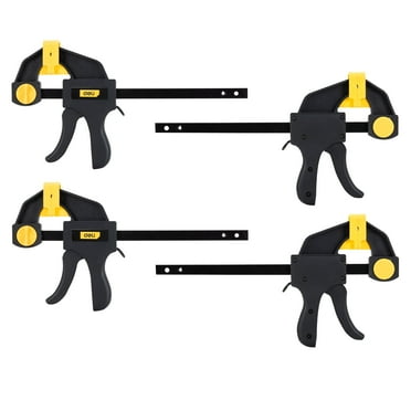 Deli Plastic and Steel 6'' Bar Clamp and Spreader, 4 Pack
