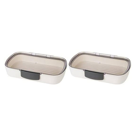 Deli ProKeeper Set of 2 - Food Storage Containers for Lunch Meat, Cheese, & Sandwiches - Keep Deli Fresh Longer - BPA-Free Plastic - Airtight Containers for Kitchen & Refrigerator