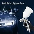 Deli Spray Gun Gravity Feed, 600CC Capacity, with 1.5mm Nozzle
