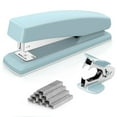 thumbnail image 1 of Deli Stapler, Desktop Stapler, Office Stapler, 20 Sheet Capacity, Includes 1000 Staples and Staple Remover, Blue, 1 of 6