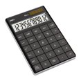 thumbnail image 1 of Deli Ultra Thin 12-Digit Desktop Calculator, Dual Power, Extra Large LCD Display, Black, 1 of 8