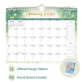 thumbnail image 1 of Deli 2026 Wall Calendar, 11" x 8.5", Thick Paper with Julian Dates and Block for New Year and Christmas Presents, Monthly planner for Office Home Planning & Organizing,Color Design, 1 of 9